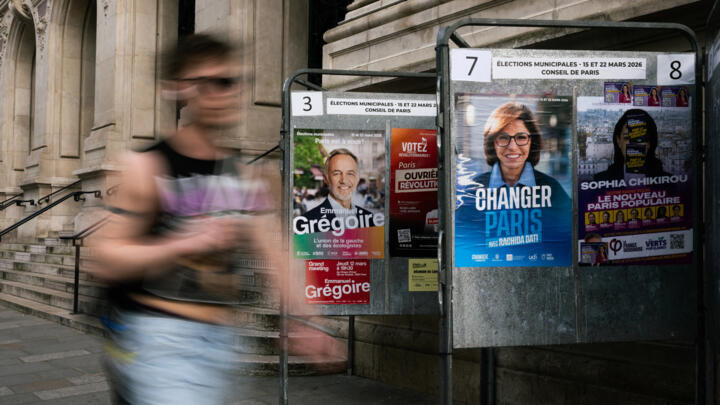 Election posters in Paris.