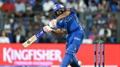 Former India T20 captain Rohit Sharma helped Mumbai get their IPL campaign off to a winning start