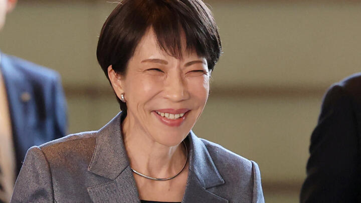 Japan's Prime Minister Sanae Takaichi arrives at the Prime Minister's Office ahead of a meeting with TSMC Chairman CC Wei in Tokyo, Japan, February 5, 2026. 