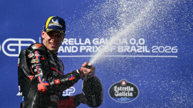 Aprilia Racing's Italian rider Marco Bezzecchi won his fifth MotoGP race in a row at the US Grand Prix in Austin, Texas