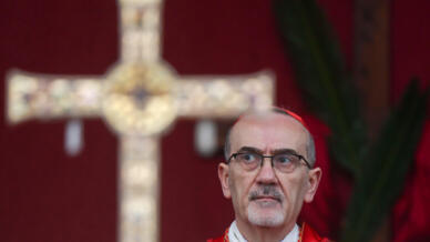 Latin Patriarch of Jerusalem, Cardinal Pierbattista Pizzaballa was blocked by police from accessing the Church of the Holy Sepulchre