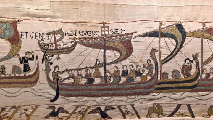 A file photo showing the Bayeux Tapestry.