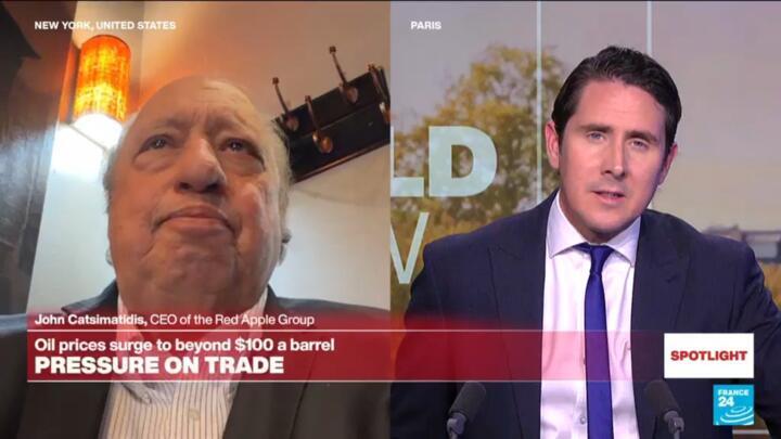 CEO of the REd APPle Group talks to Gavin Lee on France 24