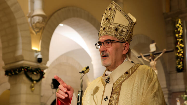 Cardinal Pierbattista Pizzaballa is the acting Latin Patriarch of Jerusalem.