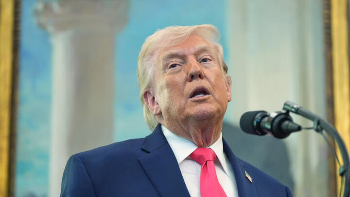 Donald Trump à la Maison Blanche, le 24 mars 2026.