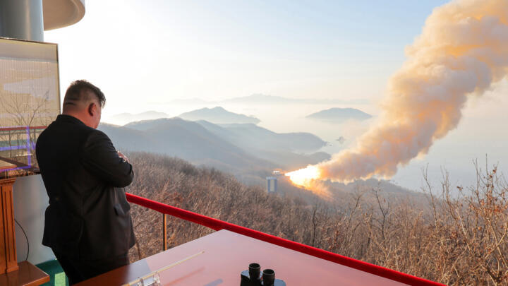 North Korean leader Kim Jong Un oversaw the first officially confirmed high-thrust solid-fuel engine test since September