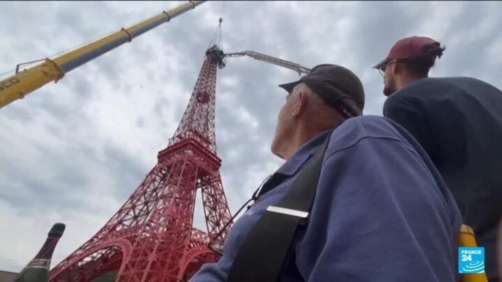 The Bright Side: Retired metalworker builds 30-metre-high Eiffel Tower replica