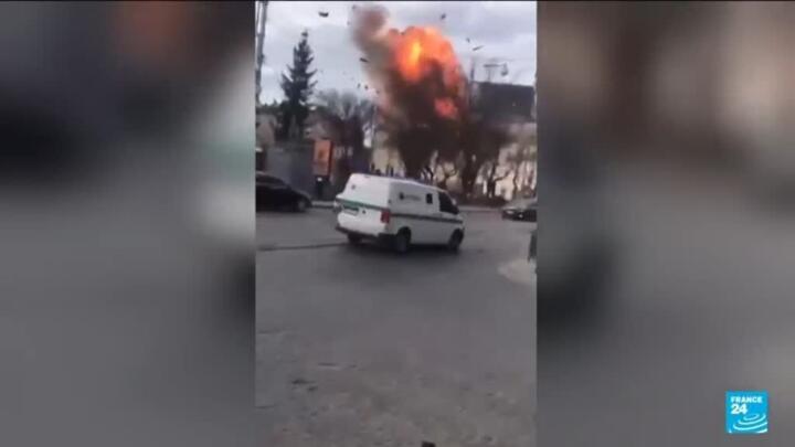Russia rains drones on Ukraine, killing eight, hitting UNESCO site in Lviv