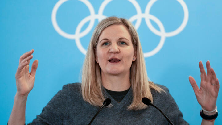 IOC President Kirsty Coventry said the new policy was 'based on science'