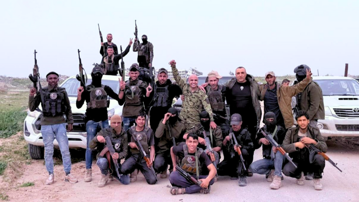 In Gaza, in the areas controlled by Israel, the role of Palestinian militias hostile to Hamas is expanding. One of these, calling itself the “Popular Forces” (pictured here), is active in Rafah and claimed to be assisting the Israeli army in monitoring people returning to Gaza during the brief reopening of the crossing between Egypt and the enclave, from February 2 to 28.