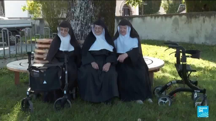 The three nuns, aged 81, 86 and 88, are overjoyed to be back in their convent in Elsbethen, near Salzburg.